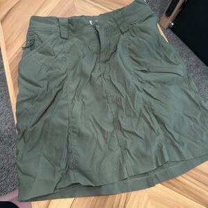 Duluth Trading Co Sage Green Skirt